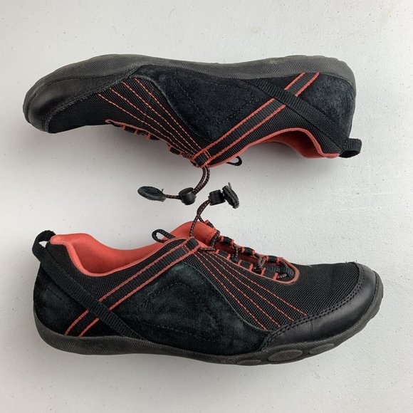 Clarks Haley Cortland 67214 Womens Size 6.5 M Black Pink Shoes Sneakers - Picture 5 of 9